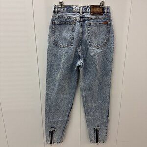 Vintage Jordache‎ acid wash jeans size 10 27" tapered zipper ankle Y2K 90s